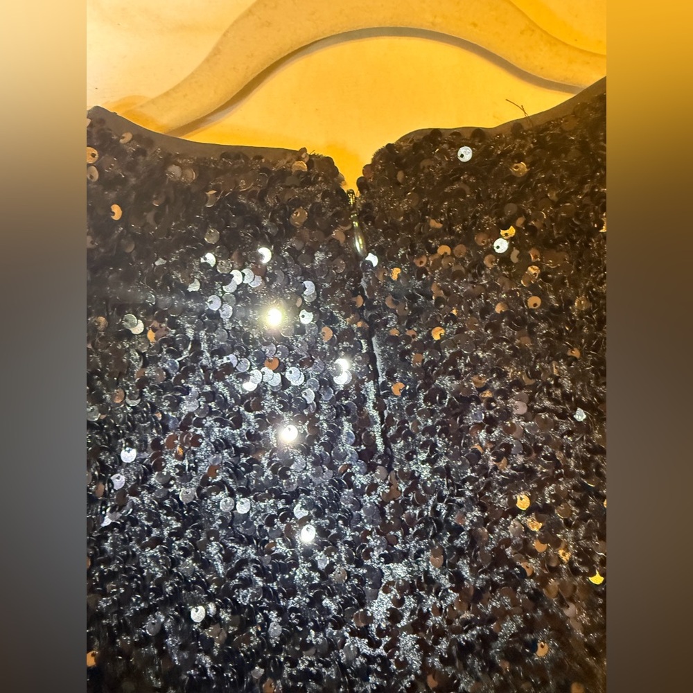 Black Sequin Dress - Picture 2 of 2